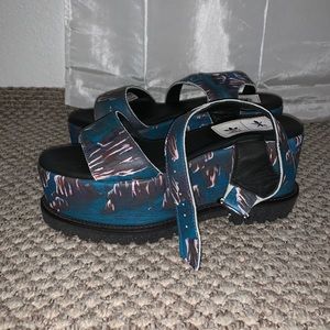 adidas platform sandals